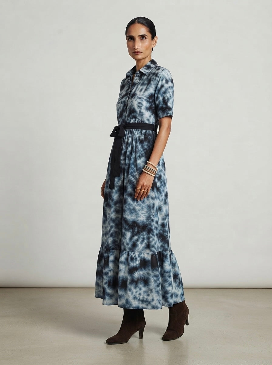 Midnight cloud shirtdress