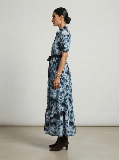 Midnight cloud shirtdress