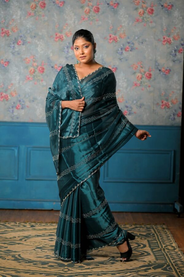 Peacock Play Tissue Saree