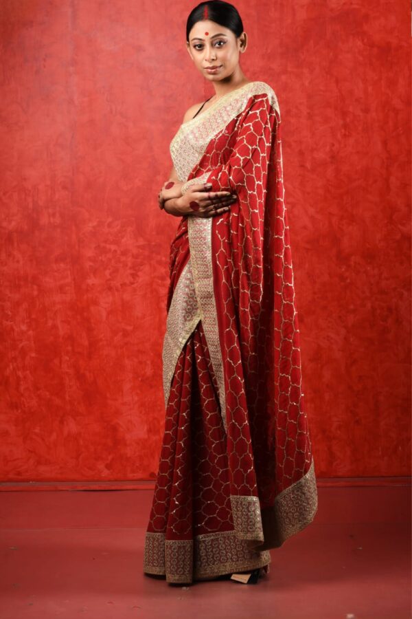 Vermillion Ecstasy (saree)