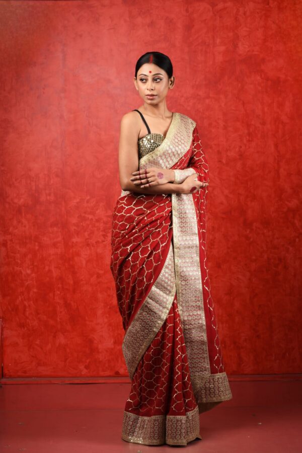 Vermillion Ecstasy (saree)