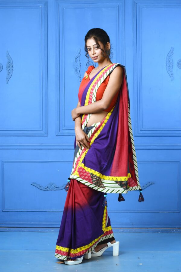 Purple Island (saree)