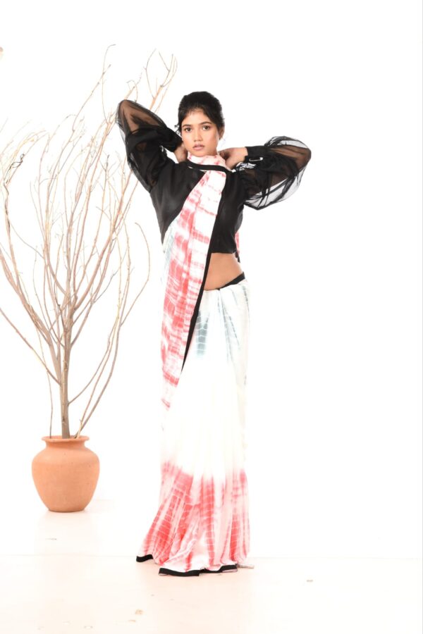 White whispers (saree)