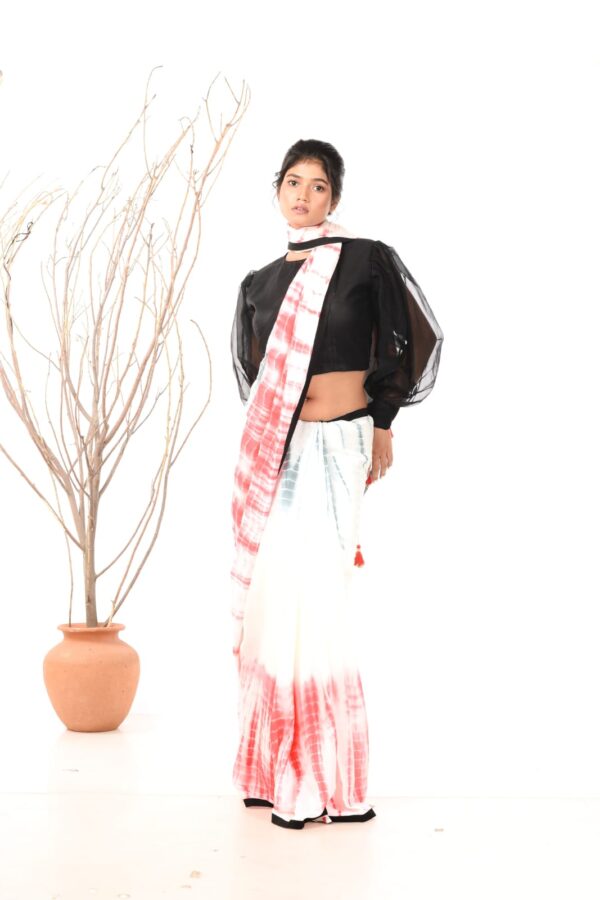 White whispers (saree)